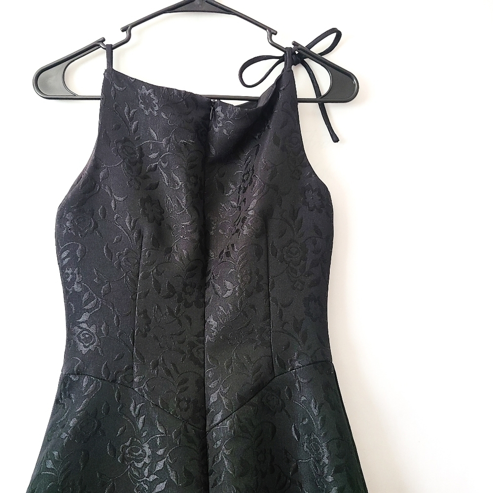 David Meister black Sleeveless dress Y2K Whimsigoth - Picture 5 of 11